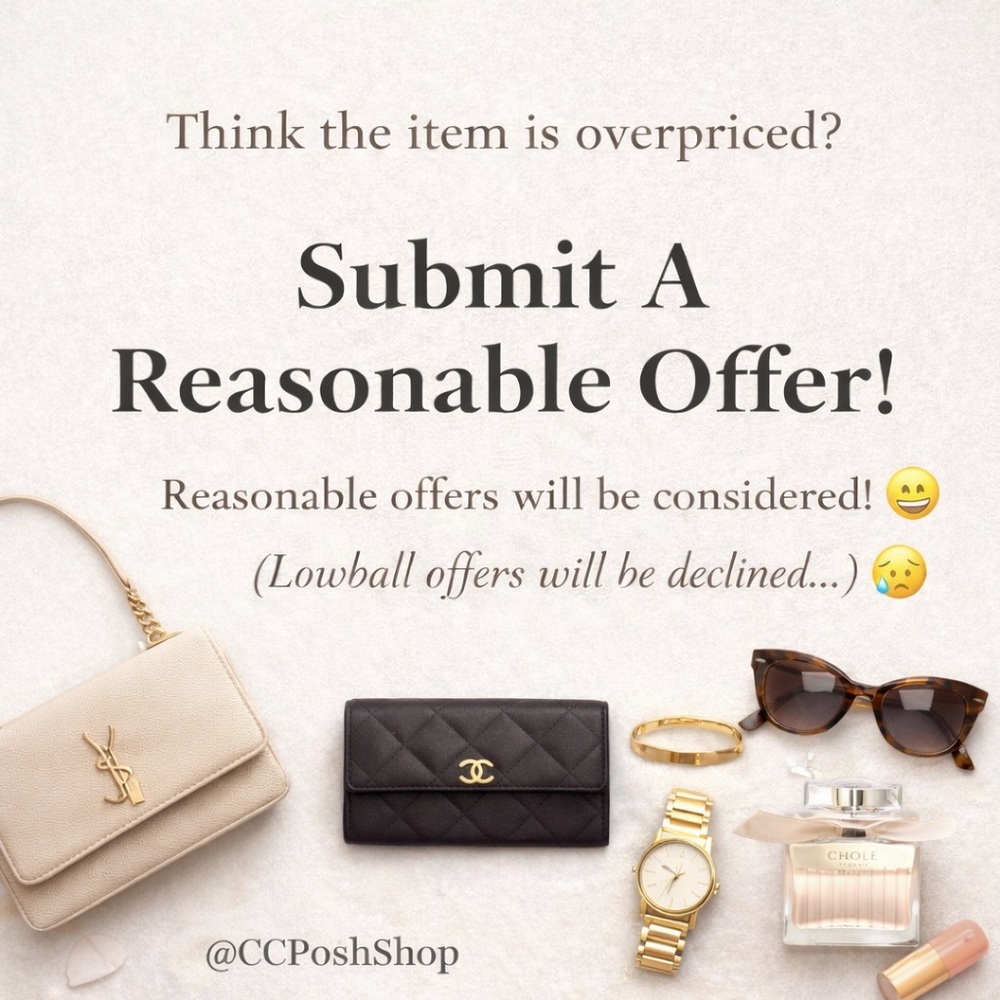 Love the item but not the price? 💕
Send me your BEST reasonable offer!